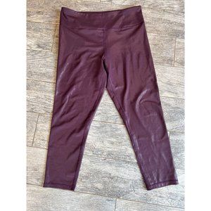 Zyia Active Leggings size 16 18 Reflective Galaxy stretch yoga pants high rise‎